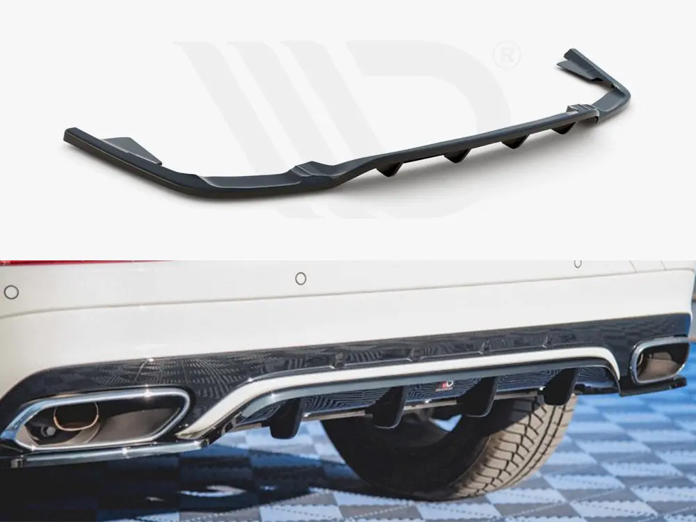 Central Rear Splitter (Vertical Bars) Volvo Xc60 Mk2 R-Design 1