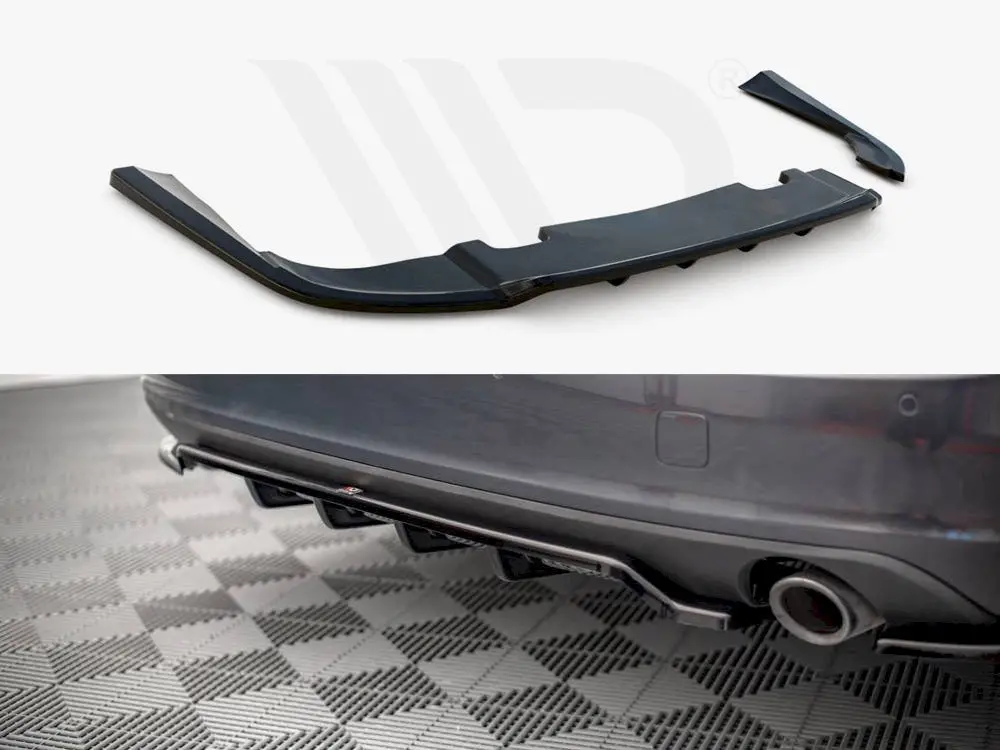Central Rear Splitter V.1 (Vertical Bars) Volvo V90 Mk2 1