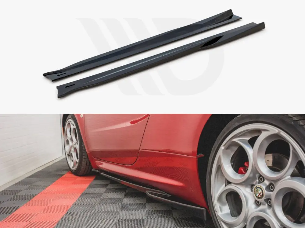 Maxton Design Side Skirts Diffusers Alfa Romeo 4C (2013-2017) 1