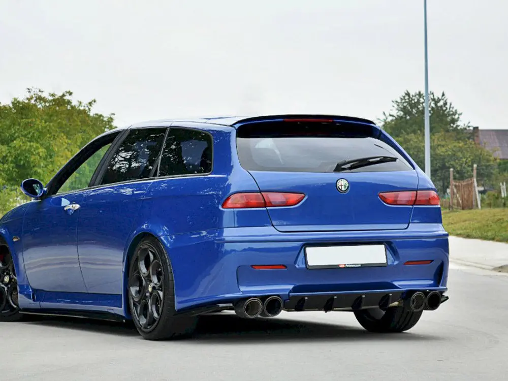 Maxton Design Spoiler Extension Cap Alfa Romeo 156 Gta Sportwagon (2002-2005) 2
