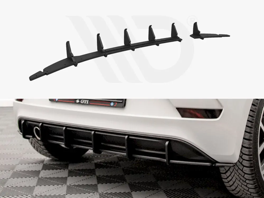 Maxton Design Street Pro Rear Diffuser Volkswagen Up Gti 1