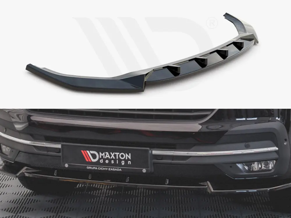 Maxton Design Front Splitter V.1 Volkswagen T6.1 1