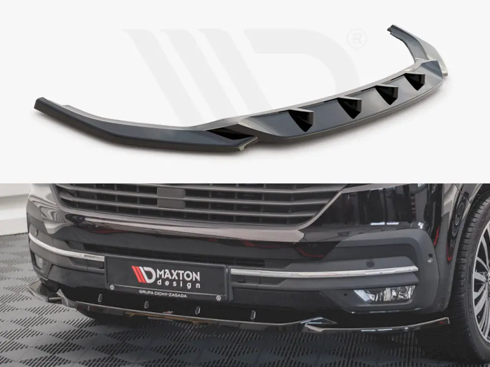 Maxton Design Front Splitter V.2 Volkswagen T6.1 1