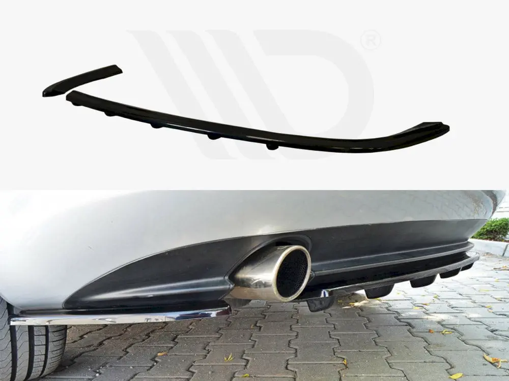 Central Rear Splitter Alfa Romeo 159 (With Vertical Bars) 1