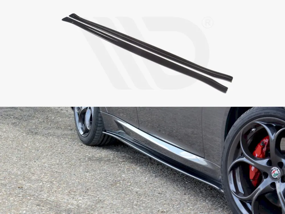 Side Skirts Diffusers Alfa Romeo Giulia Veloce (2015-2019) 1
