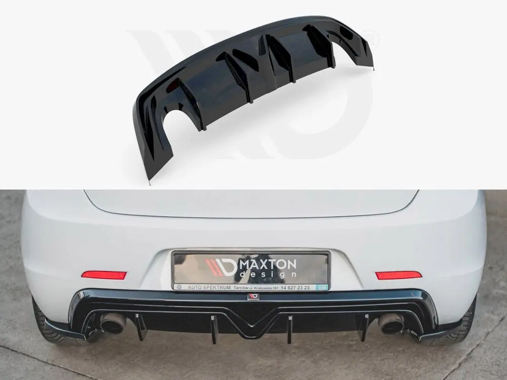 Rear Valance Alfa Romeo Giulietta Facelift (Exhaust On Both Sides Version) (2016-2020) 1