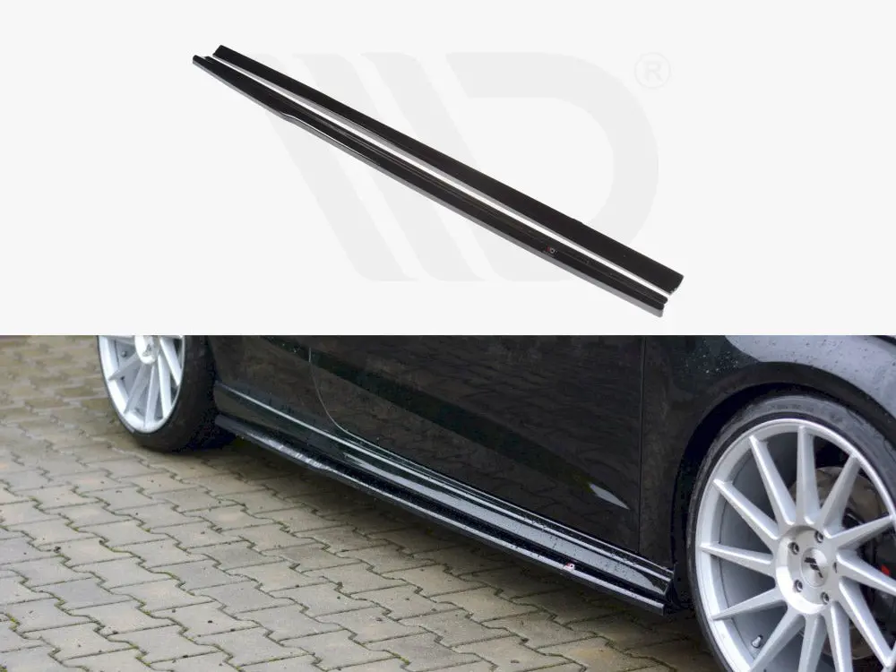 Maxton Design Side Skirts Diffusers Audi S3 / A3 S-Line 8V / 8V Fl Hatchback 1