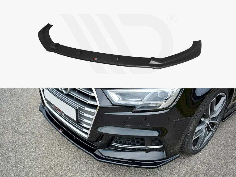 Maxton Design Front Splitter V.1 Audi S3 / A3 S-Line 8V Facelift Sedan (2016-2020) 1
