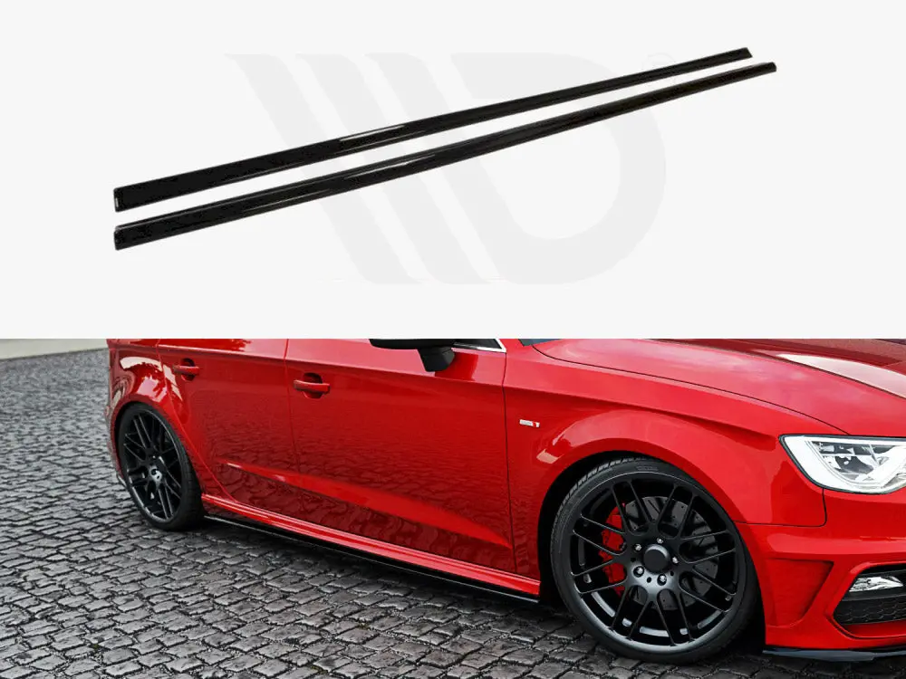Maxton Design Side Skirts Diffusers Audi S3 / A3 S-Line 8V / 8V Fl Sportback 1