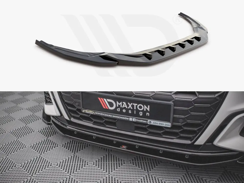 Maxton Design Front Splitter V.4 Audi S3 / A3 S-Line 8Y (2020-) 1