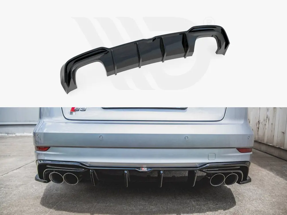 Maxton Design Rear Valance Audi S3 Sedan 8V Facelift (2016-2020) 1