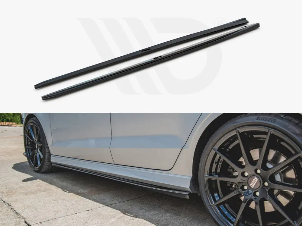 Maxton Design Side Skirts Diffusers V.2 Audi S3 Sedan 8V Facelift (2016-2020) 1
