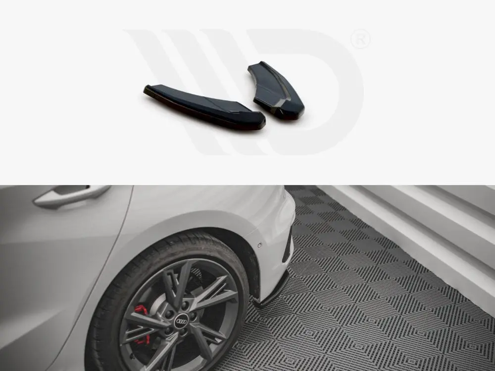 Maxton Design Rear Side Splitters V.1 Audi S3 8Y (2020-) 1