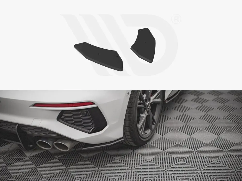Maxton Design Street Pro Rear Side Splitters Audi S3 8Y (2020-) 1