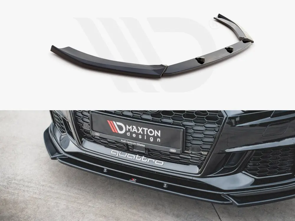 Maxton Design Front Splitter V.4 Audi Rs3 8V Facelift (2017-Up) 1