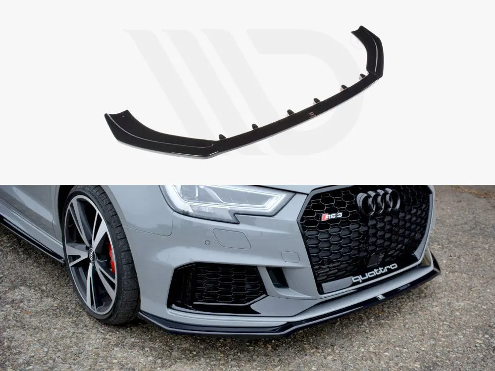Maxton Design Front Splitter V.2 Audi Rs3 8V Facelift Sedan (2017-20) 1