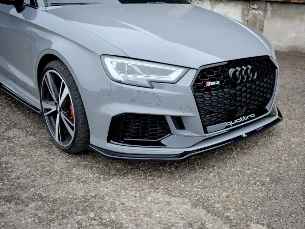 Maxton Design Front Splitter V.2 Audi Rs3 8V Facelift Sedan (2017-20) 2