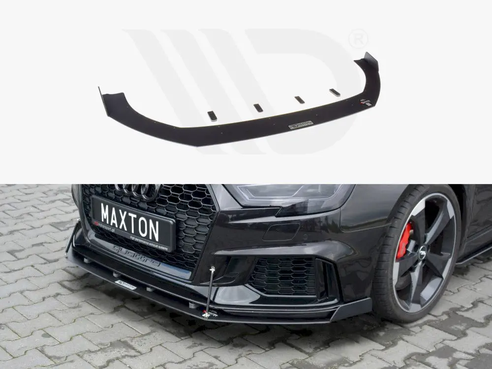 Maxton Design Front Racing Splitter V.2 Audi Rs3 8V Facelift Sportback (2017-20) 1