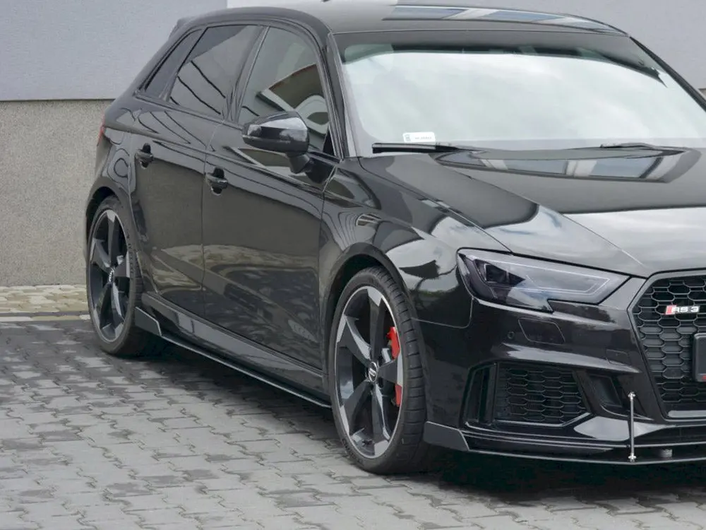 Maxton Design Racing Side Skirts Diffusers V.2 Audi Rs3 8V Facelift Sportback (2017-20) 2