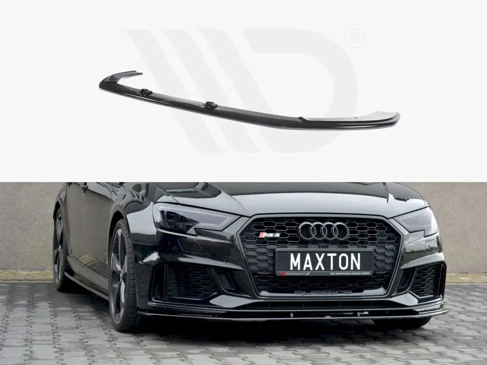 Maxton Design Front Splitter V.1 Audi Rs3 8V Facelift Sportback (2017 - 20) 1
