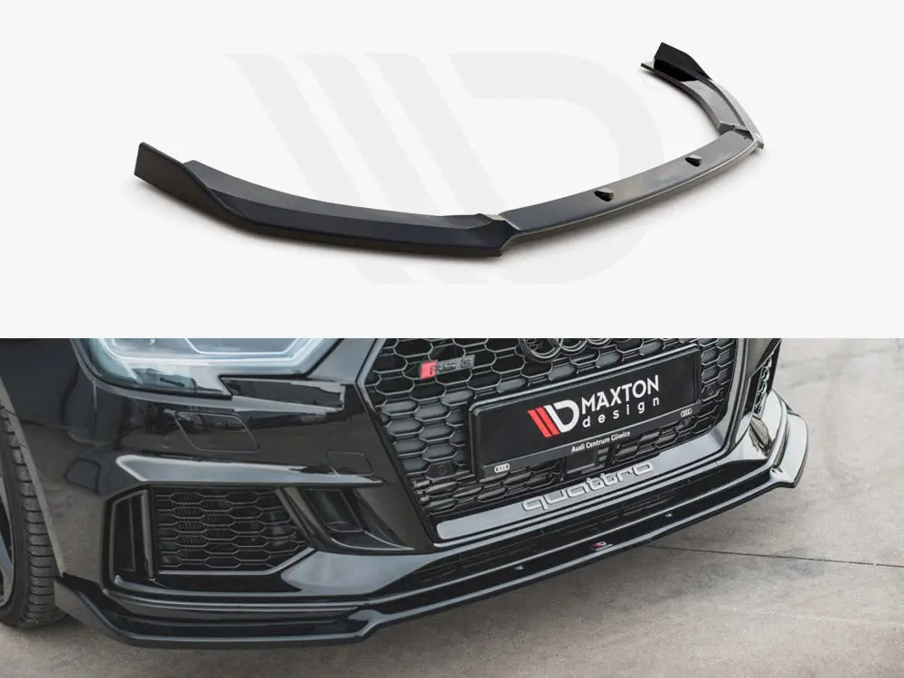 Maxton Design Front Splitter V.3 Audi Rs3 8V Facelift (2017-Up) 1