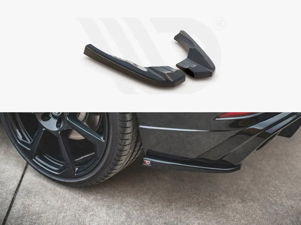 Maxton Design Rear Side Splitters V.2 Audi Rs3 8V Sportback Facelift (2017-Up) 1