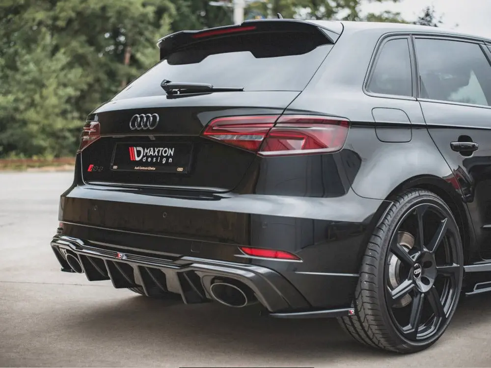 Maxton Design Rear Side Splitters V.2 Audi Rs3 8V Sportback Facelift (2017-Up) 2