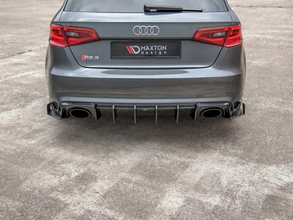 Maxton Design Racing Rear Side Splitters (+Flaps) Audi Rs3 8V Sportback (2015-2016) 2