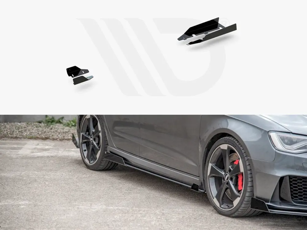Maxton Design Side Skirt Flaps Audi Rs3 8V Sportback (2015-2016) 1