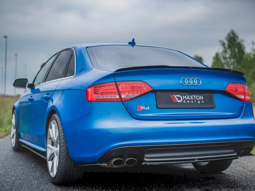 Maxton Design Spoiler Cap Audi A4 / A4 S-Line B8 / B8 Fl Sedan 2