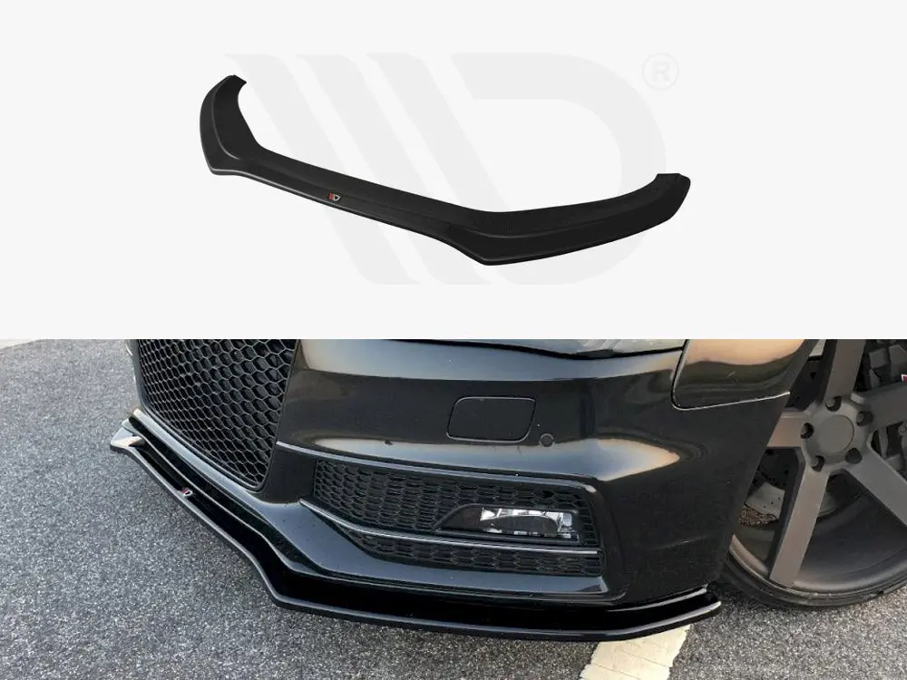 Maxton Design Front Splitter V.2 Audi S4 B8/ A4 B8 S-Line Facelift 1