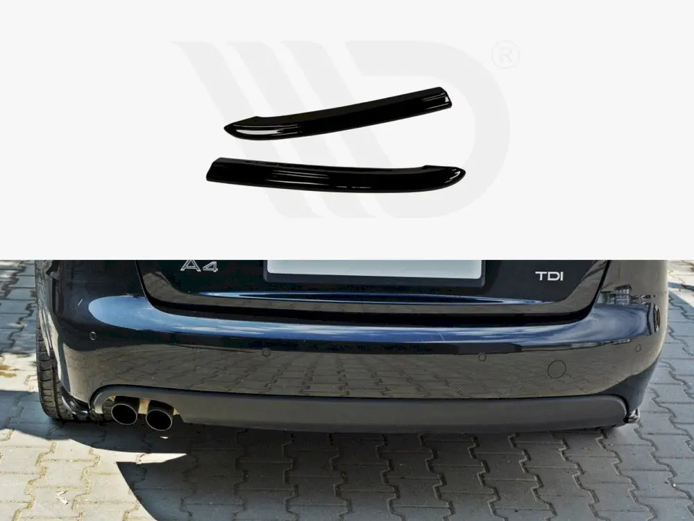 Maxton Design Rear Side Splitters Audi A4 B8 1