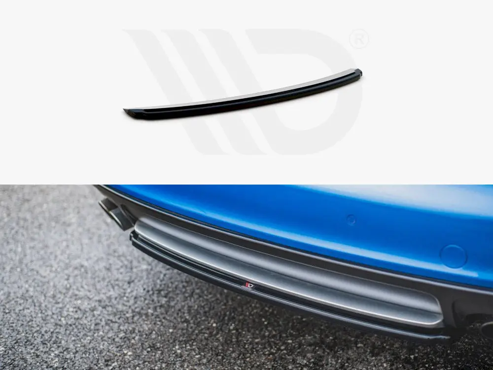 Maxton Design Central Rear Splitter Audi S4/ A4 S-Line B8 Sedan (2008-2011) 1