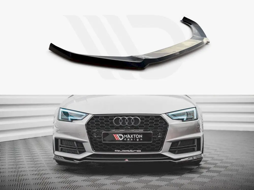 Maxton Design Front Splitter V.4 Audi S4 / A4 S-Line B9 (2015-2019) 1