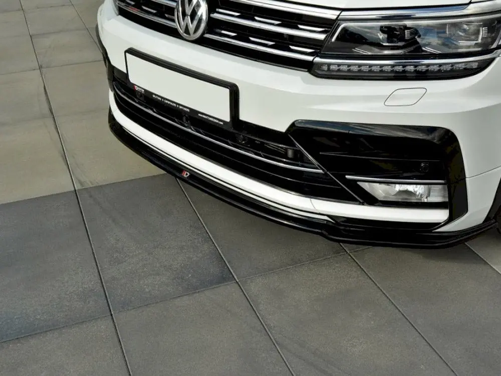Maxton Design Front Splitter V.1 Vw Tiguan Mk 2 R-Line (2015-2019) 2