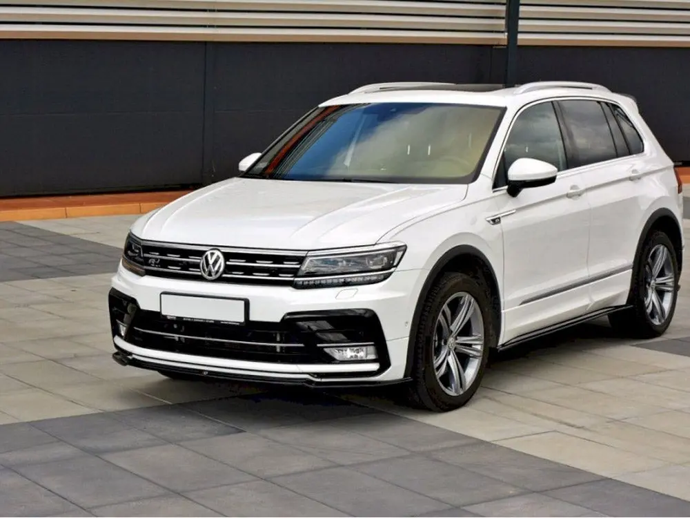 Maxton Design Front Splitter V.1 Vw Tiguan Mk 2 R-Line (2015-2019) 1