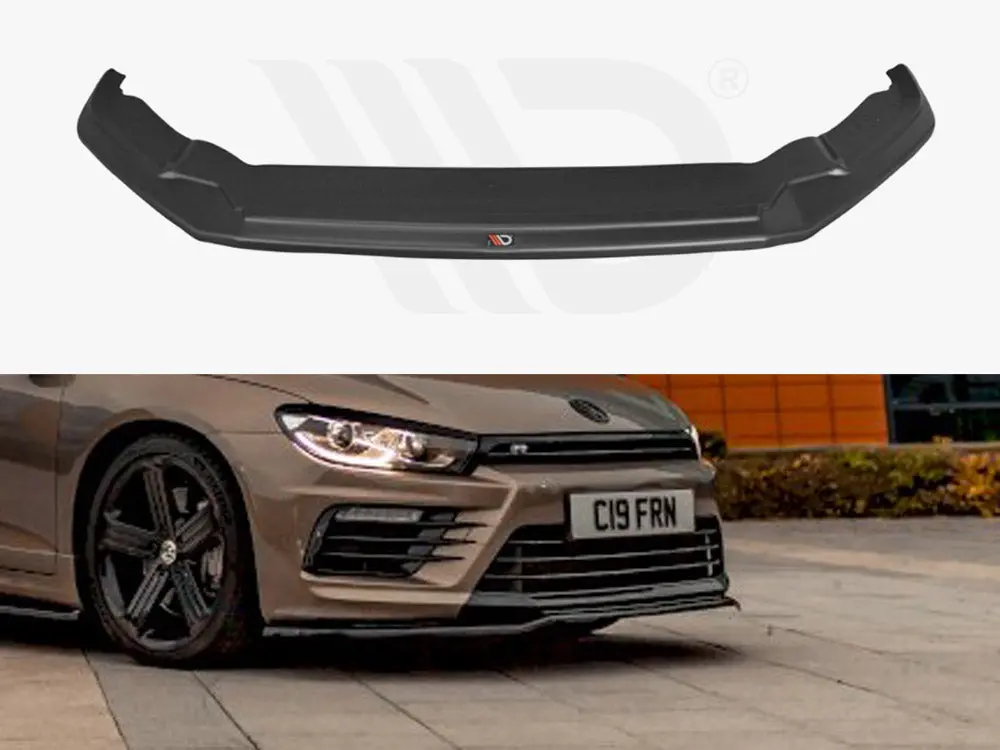 Maxton Design Front Splitter V.2 Volkswagen Scirocco Mk3 R Facelift (2014-2017) 1