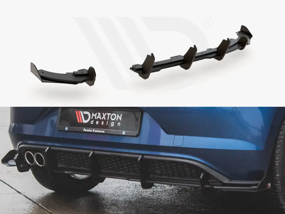 Maxton Racing Rear Valance (+Flaps) Vw Polo Gti Mk6 (2017-2021) 1