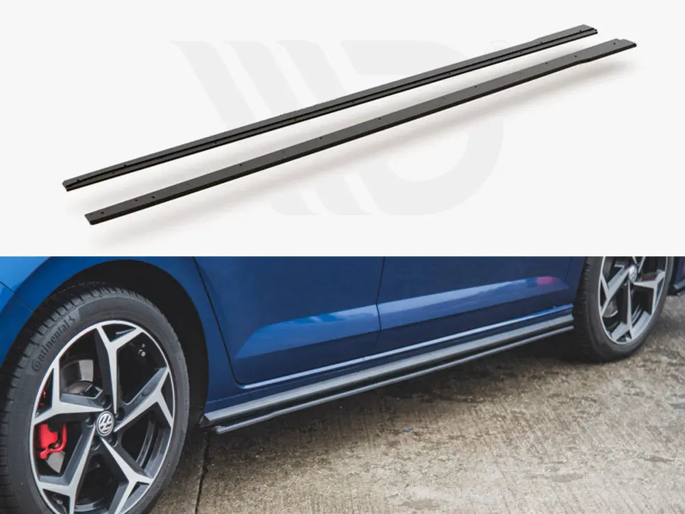 Maxton Racing Side Skirts Diffusers Vw Polo Gti Mk6 (2017-2021) 1