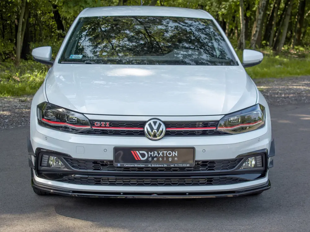 Maxton Design Front Splitter V.1 Vw Polo Mk6 Gti (2017-2021) 2