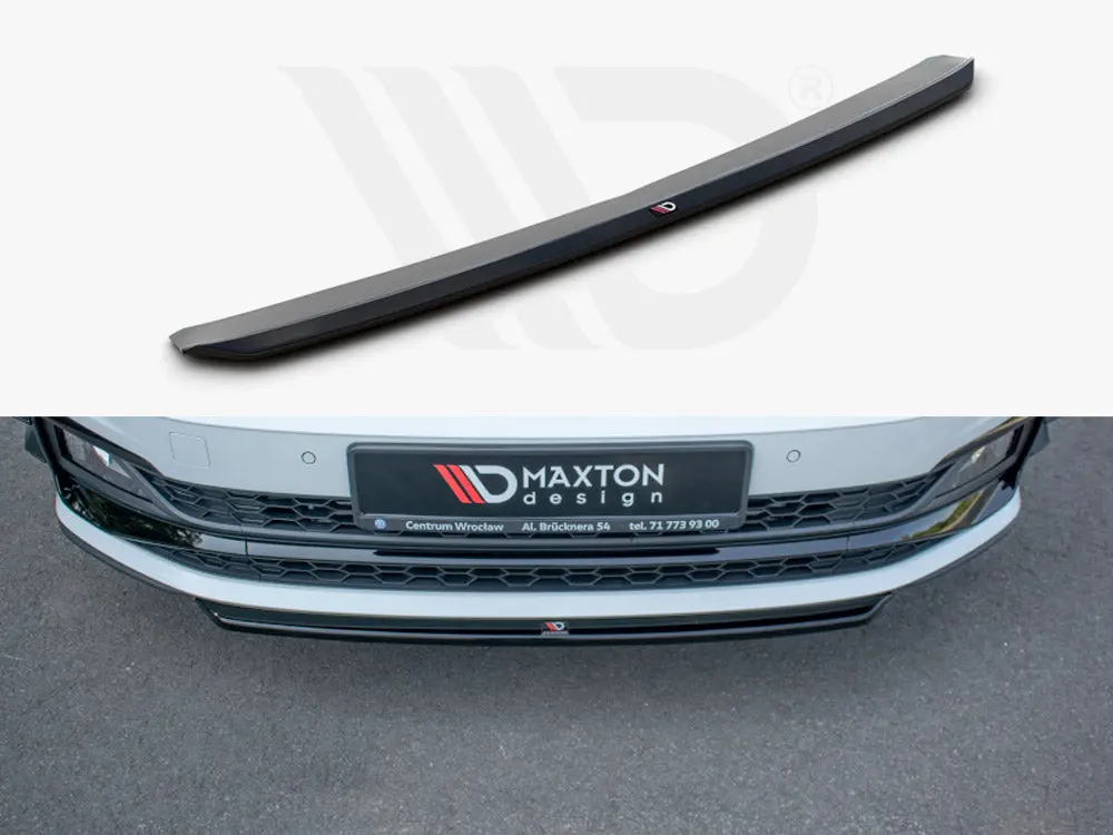 Maxton Design Front Splitter V.4 Vw Polo Mk6 Gti (2017-2021) 1