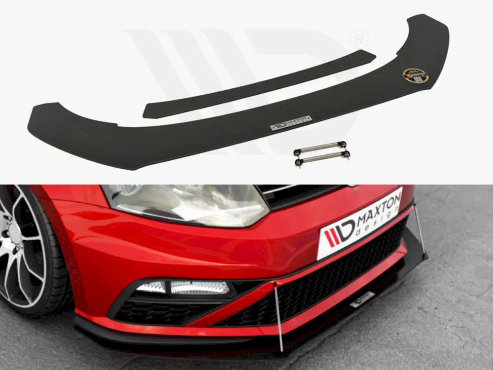 Maxton Design Front Racing Splitter Vw Polo Mk5 Gti Facelift (2015-2017) 1