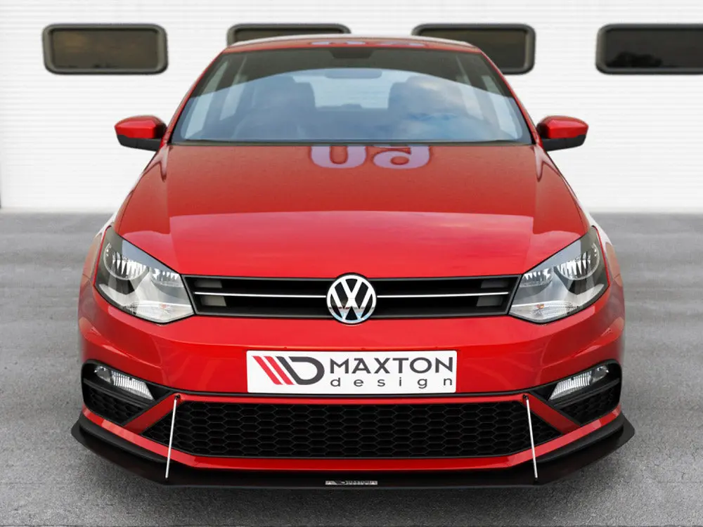 Maxton Design Front Racing Splitter Vw Polo Mk5 Gti Facelift (2015-2017) 2