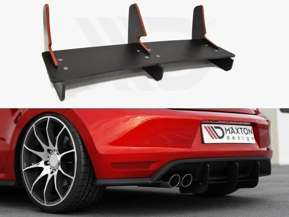 Maxton Design Rear Diffuser Vw Polo Mk5 Gti Facelift (2015-2017) 1