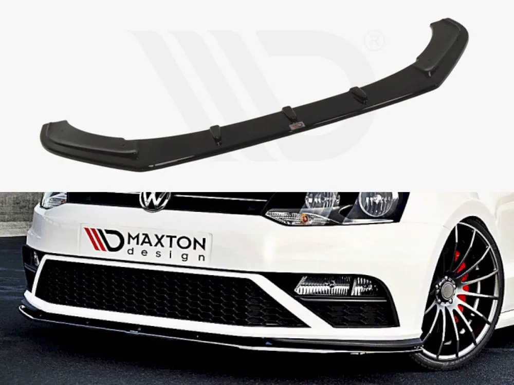 Maxton Design Front Splitter V.1 Vw Polo Mk5 Gti (Facelift) (2015-2017) 1