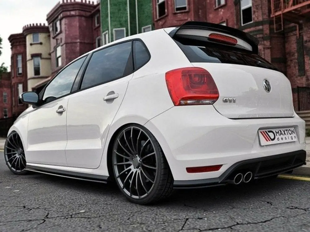 Maxton Design Rear Splitter Vw Polo Mk5 Gti Facelift (With A Vertical Bar) (2015-2017) 2