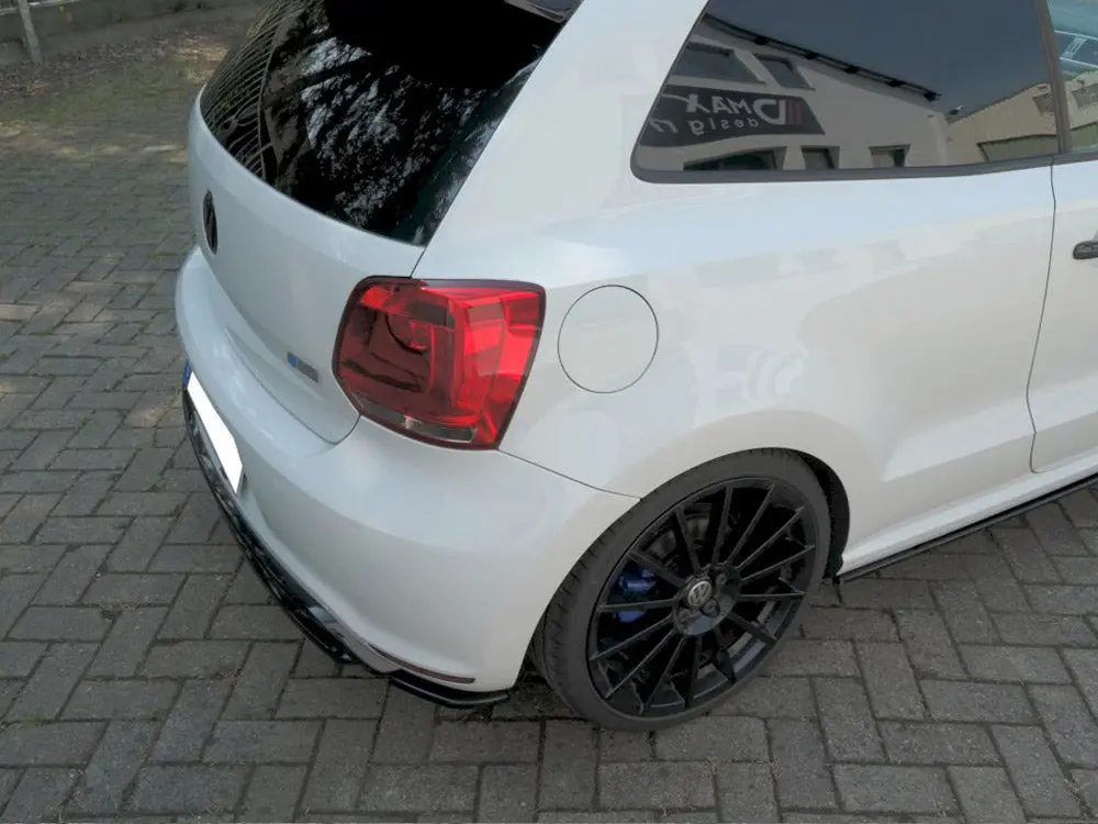 Maxton Design Rear Side Splitters Volkswagen Polo Mk5 R Wrc (2013) 2