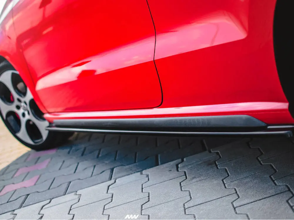 Maxton Design Side Skirts Splitters Volkswagen Polo Mk5 Gti 6R Pre-Facelift (2009-2014) 1