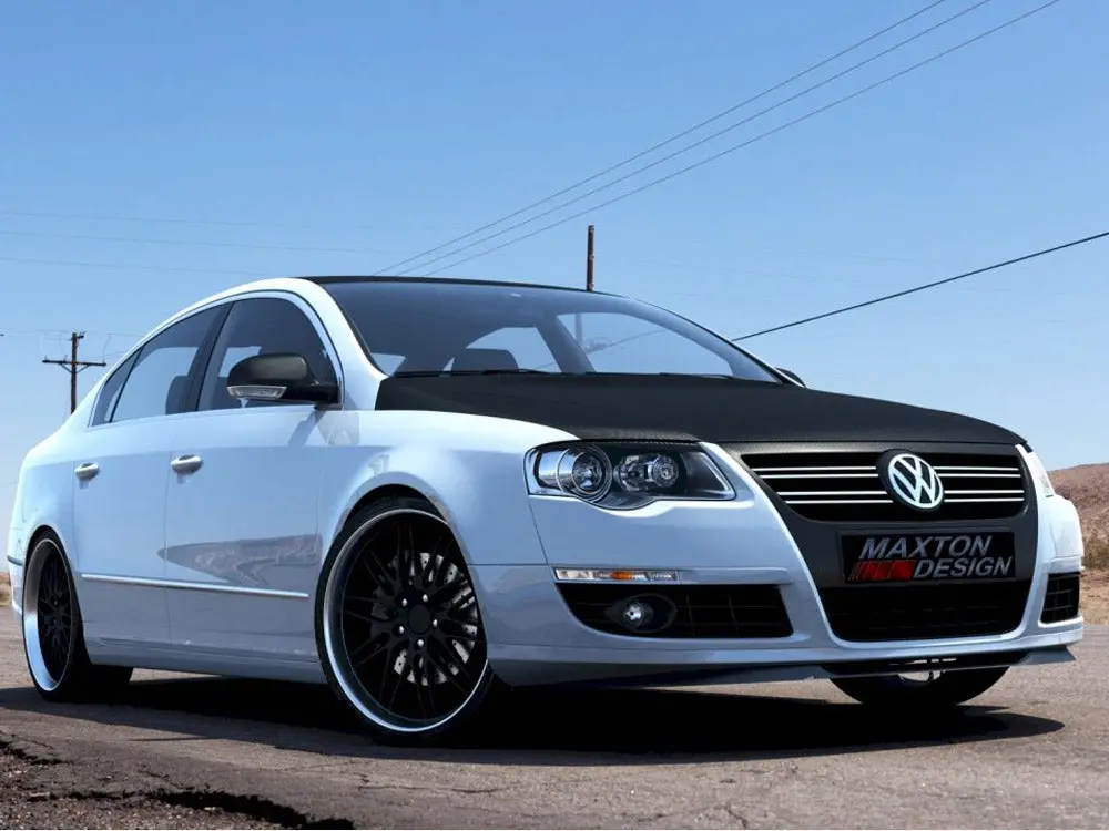 Maxton Design Front Splitter Vw Passat B6 1