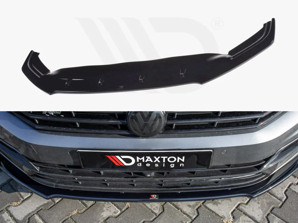 Maxton Design Front Splitter V.1 Volkswagen Passat R-Line B8 (2015-19) 1